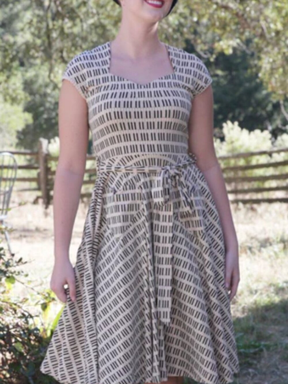 Effies Heart Hedy Dress in Piano Print